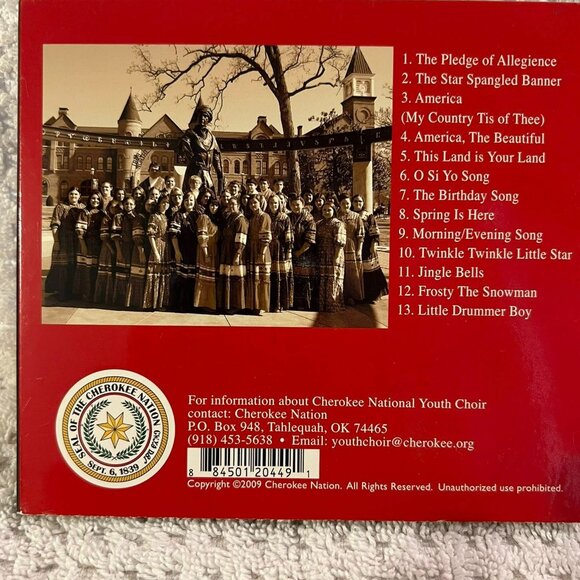 Cherokee Youth CD - Learning As We Sing - Picture 4 of 4